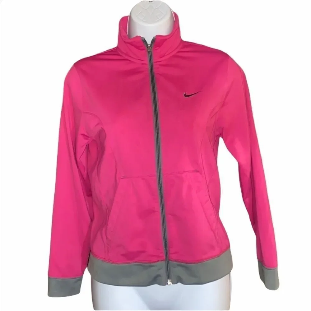 Nike Zip-Up Athletic Top Size L (Jr.)